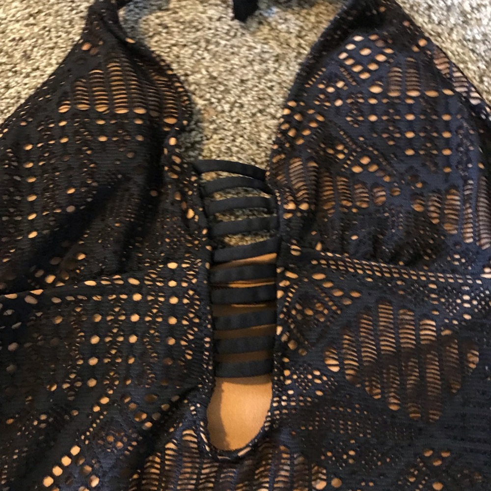 Black lace mossimo one piece